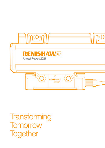 Thumbnail Renishaw Annual Report 2021