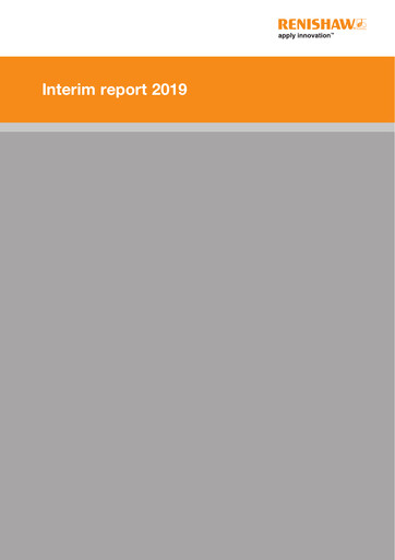 Thumbnail Renishaw Half-year Report 2019-h1
