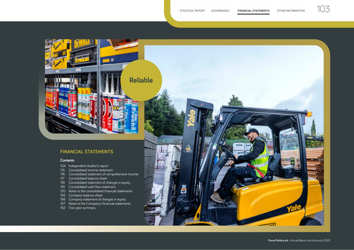 Thumbnail Travis Perkins Financial Statement 2025