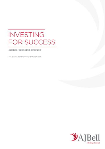 Thumbnail AJ Bell Half-year Report 2018-h1