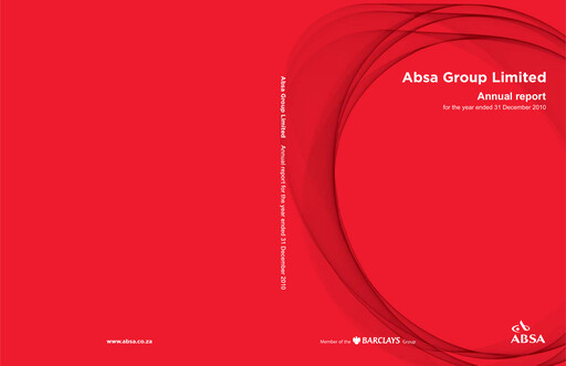 Miniature Absa Bank Rapport annuel 2010