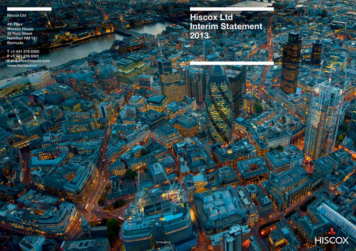 Thumbnail Hiscox Half-year Report 2013-h1