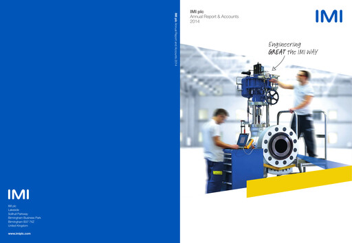Thumbnail IMI plc Annual Report 2014