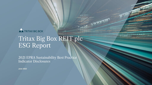 Thumbnail Tritax Big Box REIT ESG Report 2021