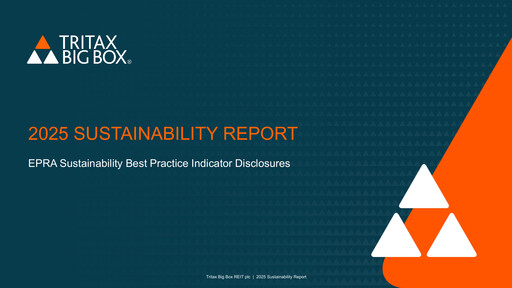 Thumbnail Tritax Big Box REIT ESG Report 2025
