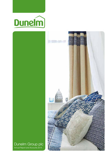 Thumbnail Dunelm Group Annual Report 2014