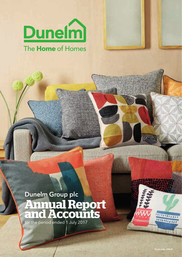 Thumbnail Dunelm Group Annual Report 2017