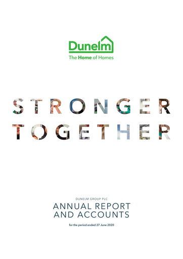 Thumbnail Dunelm Group Annual Report 2020