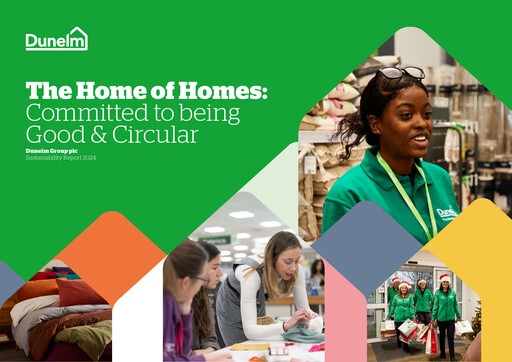 Thumbnail Dunelm Group Sustainability Report 2024