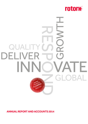 Thumbnail Rotork Annual Report 2014