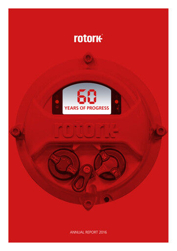 Thumbnail Rotork Annual Report 2016