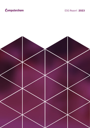 Thumbnail Computershare ESG Report 2023