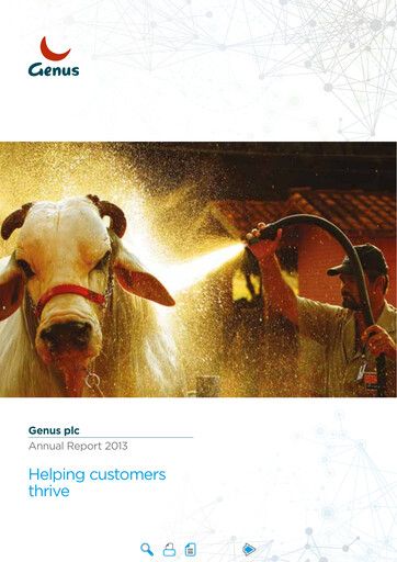 Thumbnail Genus Annual Report 2013