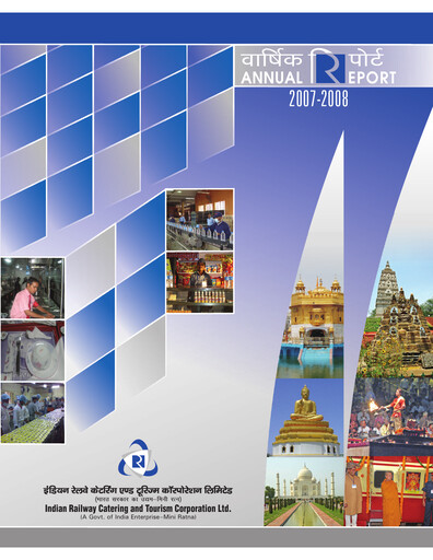 Thumbnail Indian Railway Catering & Tourism Annual Report 2007-2008