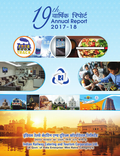 Thumbnail Indian Railway Catering & Tourism Annual Report 2017-2018