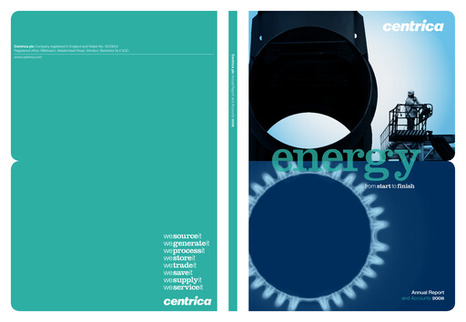 Thumbnail Centrica Annual Report 2008