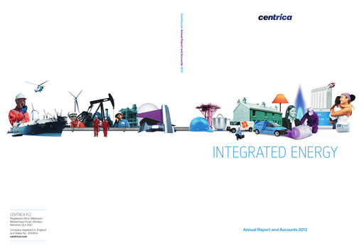 Thumbnail Centrica Annual Report 2012