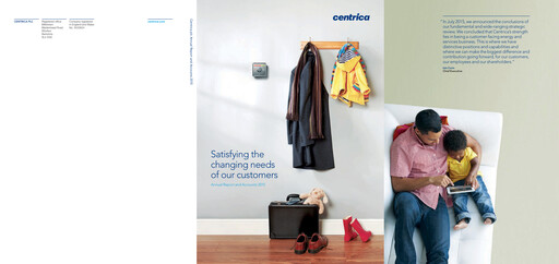 Thumbnail Centrica Annual Report 2015