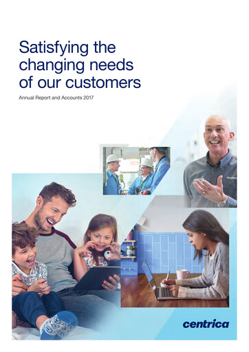 Thumbnail Centrica Annual Report 2017