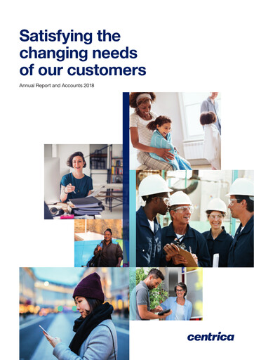 Thumbnail Centrica Annual Report 2018