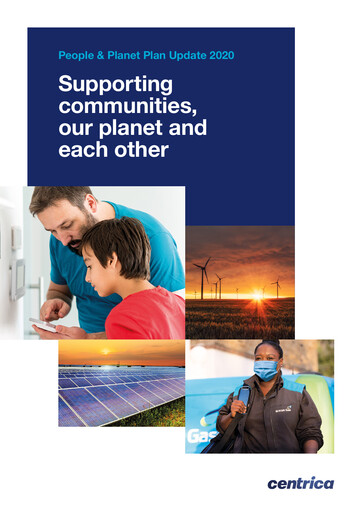 Thumbnail Centrica ESG Report 2020