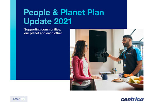 Thumbnail Centrica ESG Report 2021