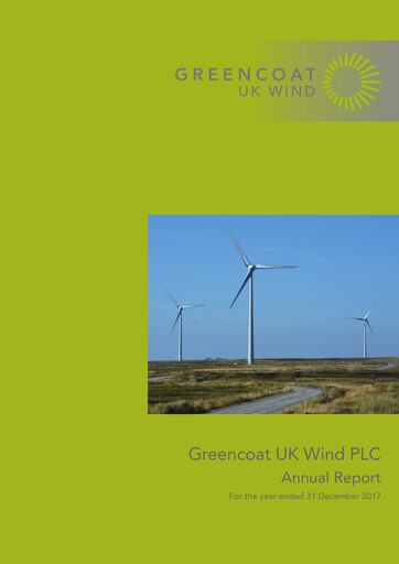 Thumbnail Greencoat UK Wind Annual Report 2017