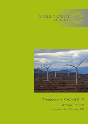 Thumbnail Greencoat UK Wind Annual Report 2019