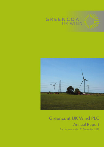 Thumbnail Greencoat UK Wind Annual Report 2020
