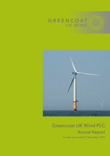 Thumbnail Greencoat UK Wind Annual Report 2021