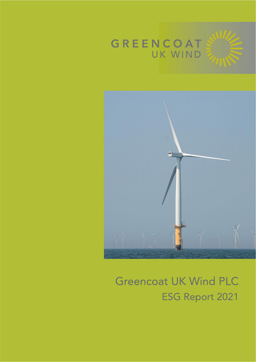Vorschaubild Greencoat UK Wind ESG-Bericht 2021