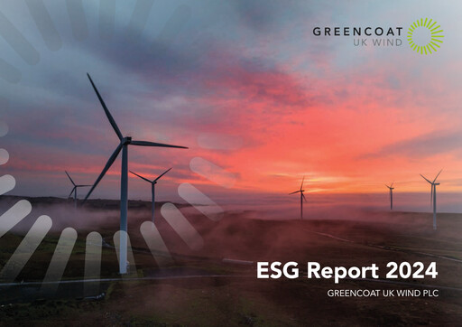 Vorschaubild Greencoat UK Wind ESG-Bericht 2024