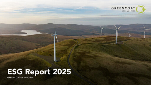 Vorschaubild Greencoat UK Wind ESG-Bericht 2025