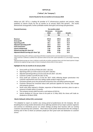 Thumbnail Softcat Half-year Report 2018-h1