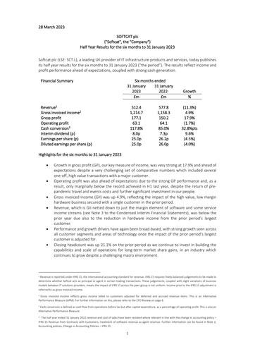 Thumbnail Softcat Half-year Report 2023-h1