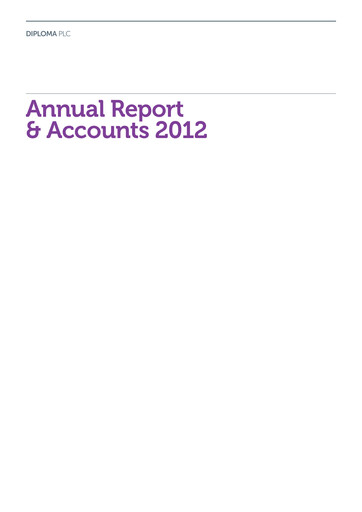 Thumbnail Diploma plc Annual Report 2012