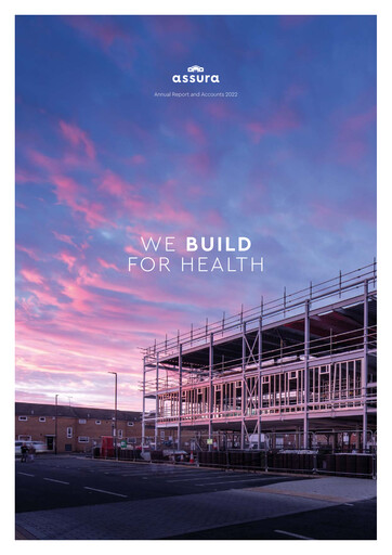 Thumbnail Assura Plc Annual Report 2022