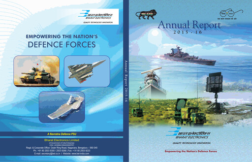 Thumbnail Bharat Electronics
 Annual Report 2015-2016