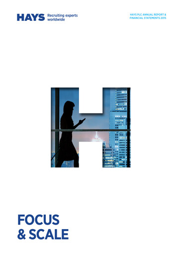 Thumbnail Hays plc Annual Report 2015