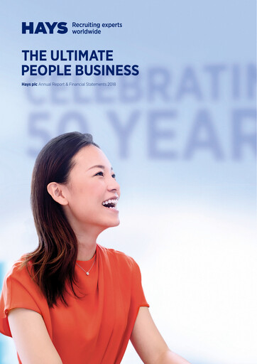 Thumbnail Hays plc Annual Report 2018