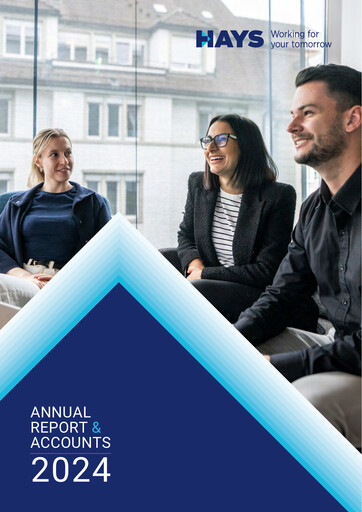 Thumbnail Hays plc Annual Report 2024