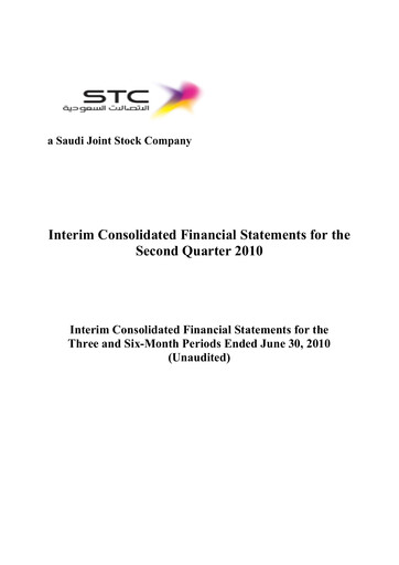 Vorschaubild Saudi Telecom Company Finanzmitteilung 2010-h1