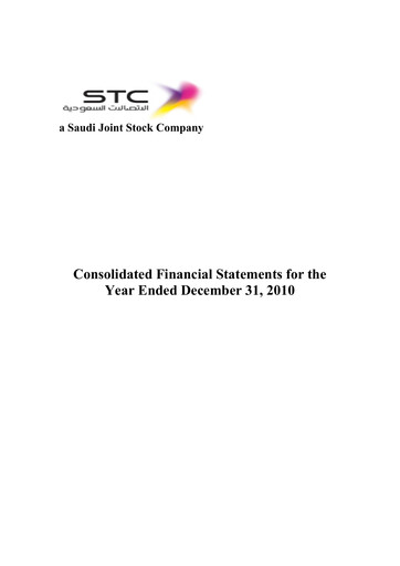 Vorschaubild Saudi Telecom Company Finanzmitteilung 2010