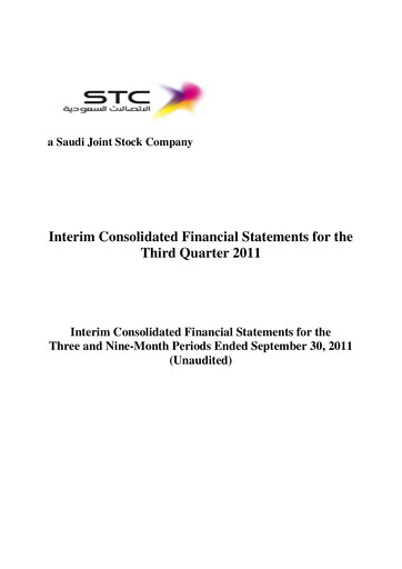 Vorschaubild Saudi Telecom Company Finanzmitteilung 2011-9m