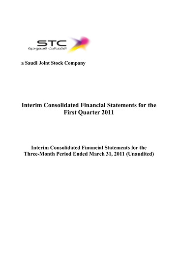 Vorschaubild Saudi Telecom Company Finanzmitteilung 2011-q1
