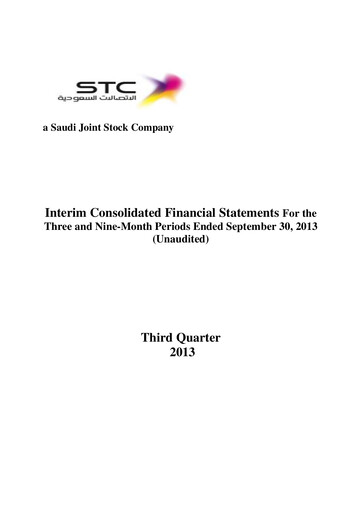 Vorschaubild Saudi Telecom Company Finanzmitteilung 2013-9m