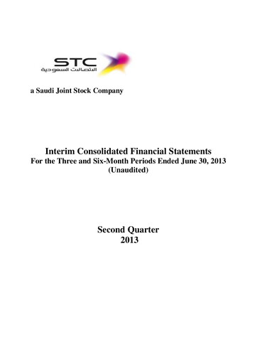 Vorschaubild Saudi Telecom Company Finanzmitteilung 2013-h1