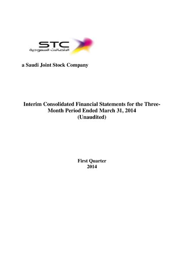 Vorschaubild Saudi Telecom Company Finanzmitteilung 2014-q1