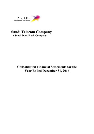 Vorschaubild Saudi Telecom Company Finanzmitteilung 2016