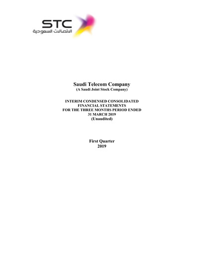 Vorschaubild Saudi Telecom Company Finanzmitteilung 2019-q1